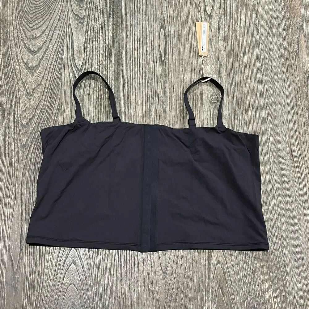 NWT Skims Fits Everybody Adaptive Camisole Tank Style Scoop Neck Onyx 4X